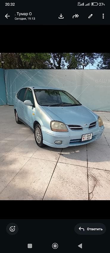 мал ташыйбыз: Nissan Almera Tino: 2000 г., 2 л, Вариатор, Бензин, Хэтчбэк — 2