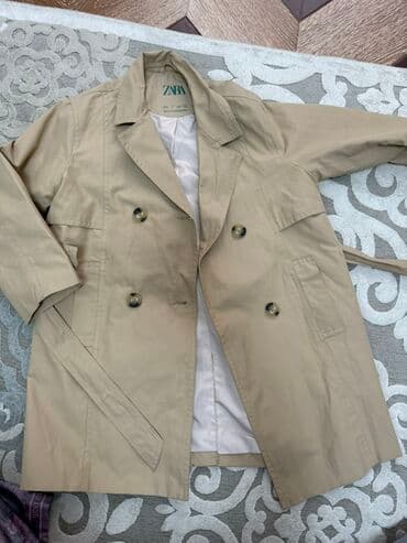 плащ дождовик: Детский тренч ZARA - Размер: 7 лет (рост 122 см), указано на ярлыке — 1