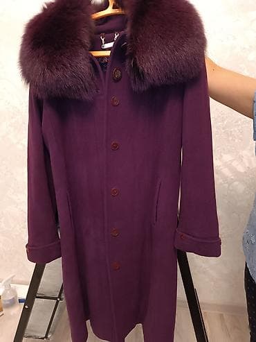 зимний бушлат: Женское пальто Kalvin Dior (Italy), размер 2. - Цвет: глубокий — 2