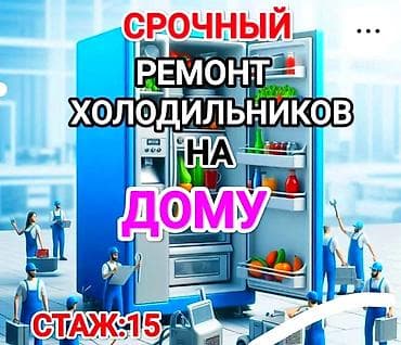 Срочный ремонт холодильников всех марок на дому. Услуги: -