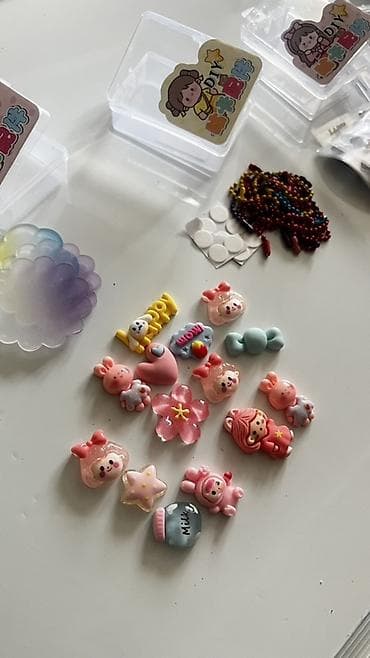 Набор для DIY-брелоков/подвесок с милыми фигурками Состав: - — 1