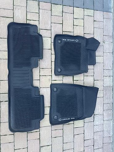 полики rx330: Родные Резиновые Полики Для салона Lexus, цвет - Черный, Самовывоз — 2