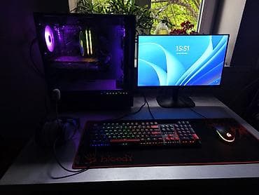 core: Компьютер, ядер - 4, ОЗУ 16 ГБ, Игровой, Б/у, HDD + SSD — 2