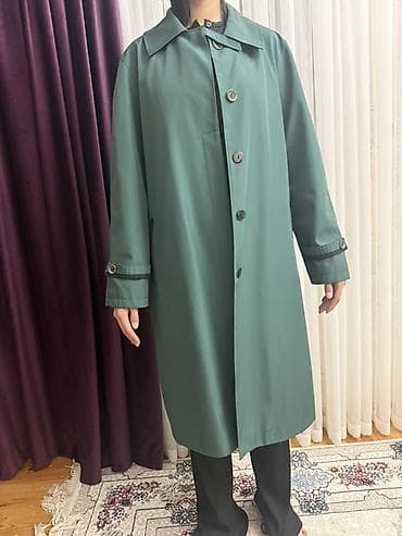 пальто шерсть: Пальто Elit Paucini, женское, миди, изумрудного цвета. Размер 52 - — 1