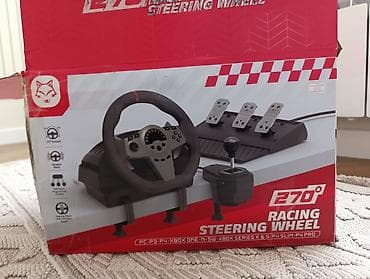сега токмок: Продается игровой руль RACING STEERING WHEEL. новый, ни разу не — 6