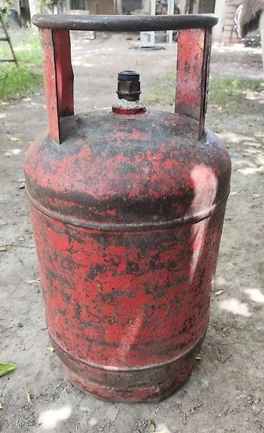 кол килем: Баллон для сжиженного газа (пропан/пропан‑бутан), металлический — 1