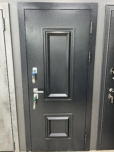 Двери для домов и квартир, Металлическая, C терморазрывом, цвет - Черный