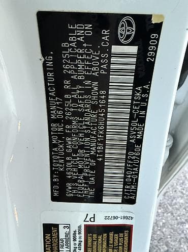 Продажа авто: Toyota Camry: 2017 г., 2.5 л, Автомат, Бензин, Седан — 9