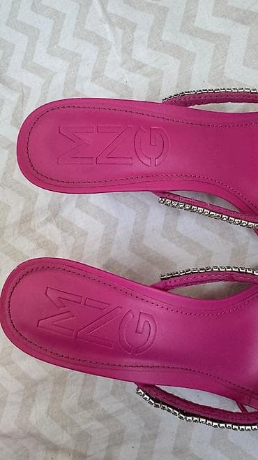 Ботинки и ботильоны: Босоножки, 39, Mango, Б/у, цвет - Розовый, Самовывоз — 8