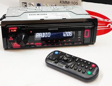 колонка комбик: Kenwood модель kmm -105. Usb,fm,aux. Оригинальная магнитола японской — 5