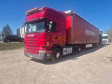 Транспорт: Тягач, Scania, 2007 г., Тентованный — 2