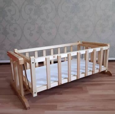 детскую кроватку кроватка к: Люлька, Новый, Качалка, Дерево, Самовывоз, Платная доставка — 4