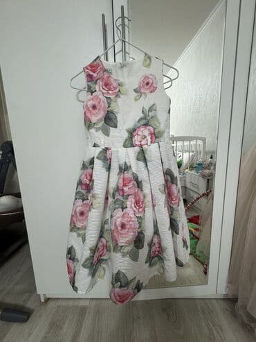 Детское платье, цвет - Розовый, Б/у