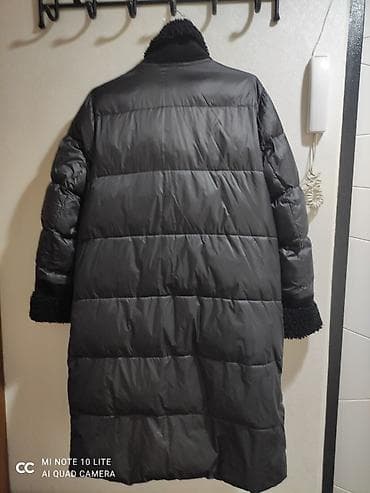 max mara: Пуховик, Длинная модель, С мехом, L — 2