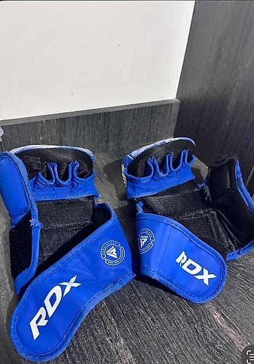 сумка кобура: Перчатки RDX (пара), синие,оригинальные из чемпионата мира Абу даби — 2