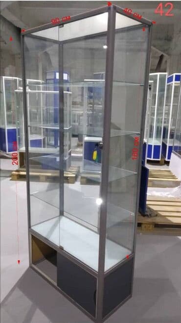 оборудование для магазина бу: Продаются торговые витрины №25- 7800 сом №26- 8000 сом №27- 8500 сом — 18