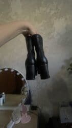 сапоги лакированные на высоких каблуках: Ботинки Деми размер не подошел,, кожзам — 4