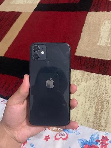 IPhone 11, Б/у, 128 ГБ, Черный, Защитное стекло, Кабель, 99 %