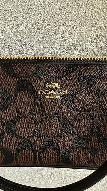 Классическая сумка, Coach, Материал: Искусственная кожа, Застежка на молнии, Женские, Новый
