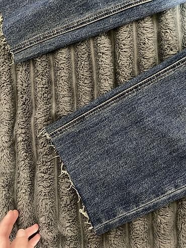 жынс: Прямые джинсы женские NEWBDenim В хорошем состоянии Длина короткая — 5