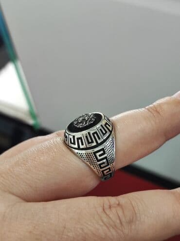 эксклюзивные свадебные пригласительные: Мужская Печатка "Арстан " Серебро 925 пробы Дизайн под Италиоя — 2