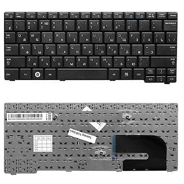 Клавиатура для Samsung N148 N150 NB30 white /Black Арт. 58