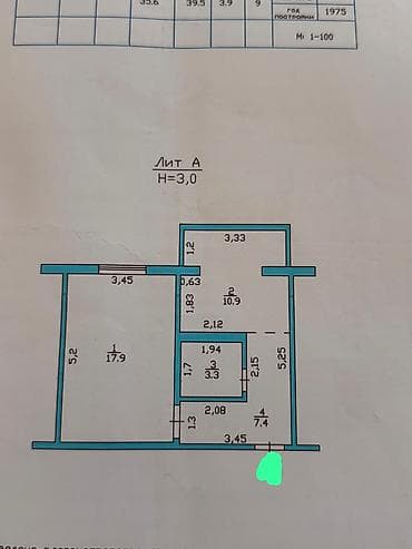 105: 1 комната, 33 м², Аламедин-1 мкр 105 серия, 9 этаж, Евроремонт — 10