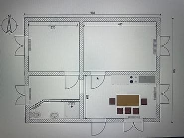участок район ауца: 69 м², 3 комнаты — 2