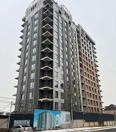 osh flat: 1 комната, 47 м², Южная Магистраль Элитка, 10 этаж, ПСО (под самоотделку) — 3