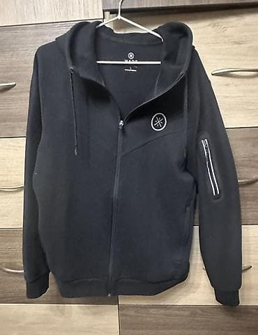 Мужская толстовка, L, Б/у, цвет - Черный, Самовывоз