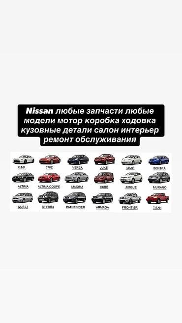 arm: Nissan — любые запчасти и профессиональное обслуживание для всех — 1