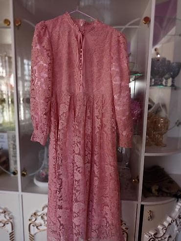 вечернее кружевное платье: Вечернее платье, Длинная модель, С рукавами, Стандарт — 2