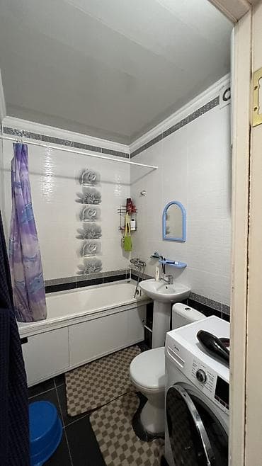Недвижимость: 1 комната, 45 м², Улан мкр 106 серия улучшенная, 6 этаж, Евроремонт — 2