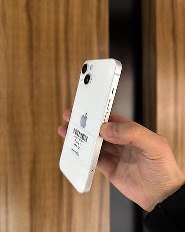 redmo note 7: IPhone 13, Б/у, 128 ГБ, Белый, Защитное стекло, Чехол, 80 % — 5