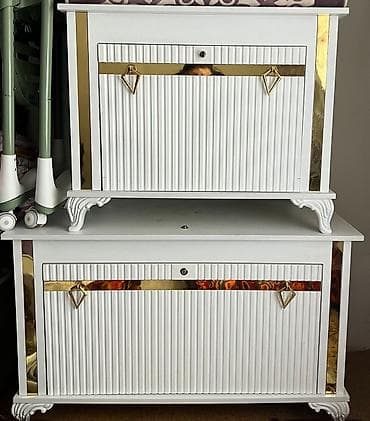 сундучок: Сундук, Б/у, Для белья, Дерево, Самовывоз, цвет - Белый — 1