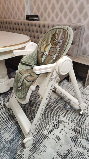 детская силиконовая посуда: Стульчик для кормления от 0+ до 4 лет,
производство Россия — 2