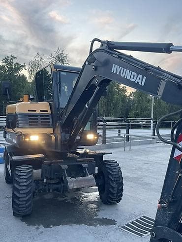 Транспорт: Экскаватор, Hyundai, 2022 г., Колесный — 6