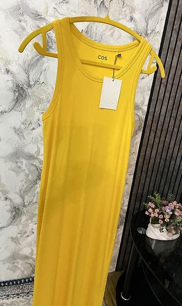 Повседневное платье, Лето, Длинная модель, Трикотаж, Прямое, M — 3