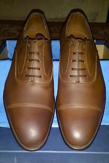 Туфли: Мужские туфли, 42, 42.5, Новый, цвет - Коричневый — 1