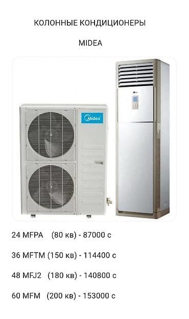 калоны: Колонный кондиционер, Новый, Midea, Классический — 2