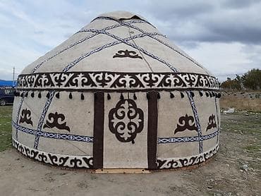 Боз үйлөрдү ижаралоо, Каркасы Жыгач, 75 баш, Казан, Идиш-аяк, Самоор