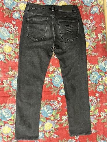 colorado полузамок: Мужские джинсы, цвет темно‑серый (почти черный), классический деним — 4