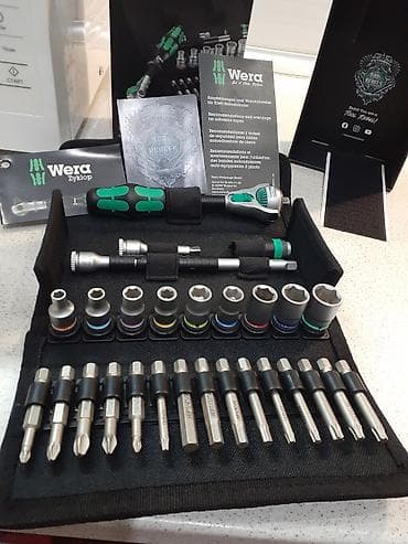 Наборы инструментов: Wera Zyklop 8100 SA 9 — профессиональный набор инструментов 1/4", 28 — 4