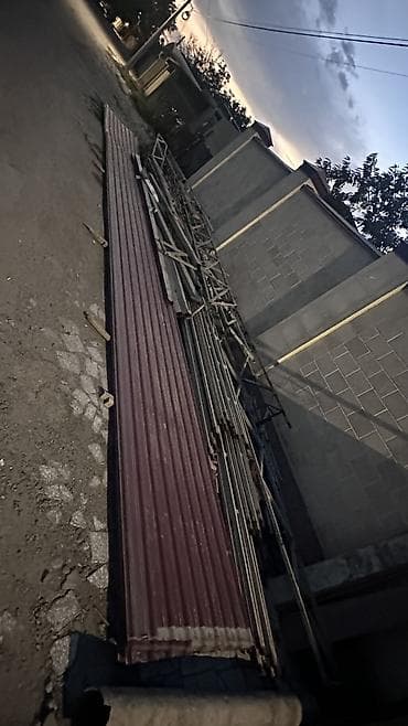 крыша кант: Навес, Арочный, Металл, Профнастил, Б/у, Гарантия — 10