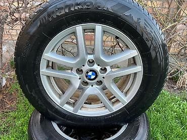 Комплект из 4 колес BMW: оригинальные легкосплавные диски с зимними — 4