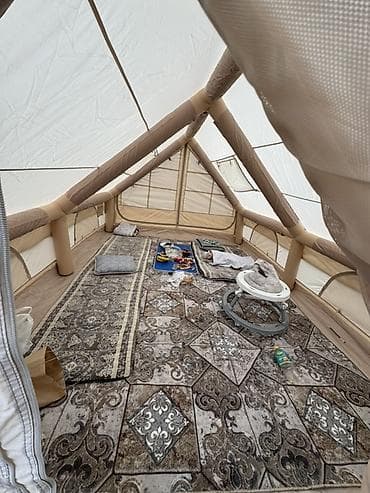 Надувная кемпинговая палатка большого формата - Тип: каркас надувной