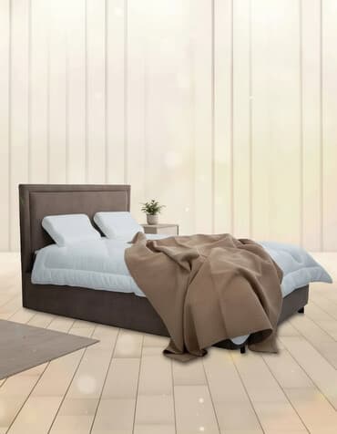 Кровать Monako- эталон минималистичного силуэта и стиля. Высокая at lalafo.kg Кровать Monako- эталон минималистичного силуэта и стиля. Высокая