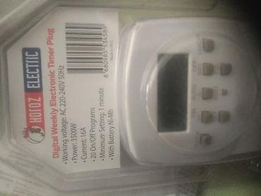 Реле времени: Цифровой недельный электронный таймер-розетка HOROZ ELECTRIC TIMER-2 — 2