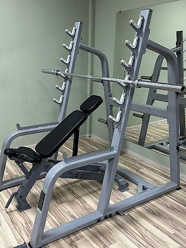 аренда на иссык куле: ПРОДАЮТСЯ ТРЕНАЖЕРЫ+ШКАФЫ/КОВРЫ/СТОЙКИ цена договорная ! + Тренажёрный — 9