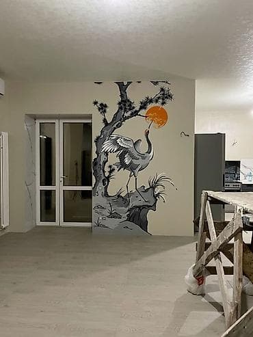 Жасалгалоочу жумуштар: Художественная роспись стен на заказ - Авторские настенные росписи и — 4